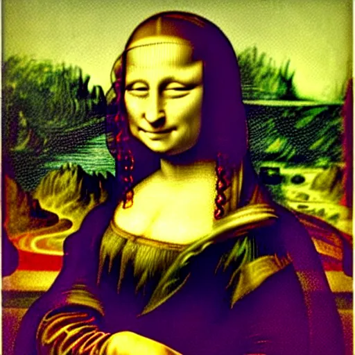 Prompt: mona lisa, by vincent willem van gogh, - h 7 6 8