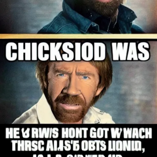 Image similar to chuck norris is an old meme