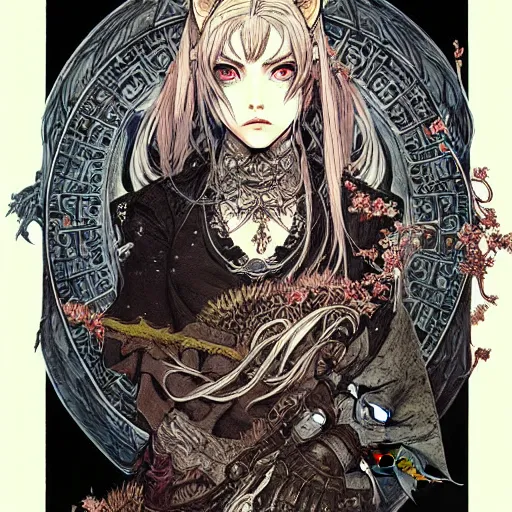 Image similar to prompt: Portrait painted in world of Warcraft style drawn by Vania Zouravliov and Takato Yamamoto, inspired by Fables, intricate acrylic gouache painting, high detail, sharp high detail, manga and anime 2000