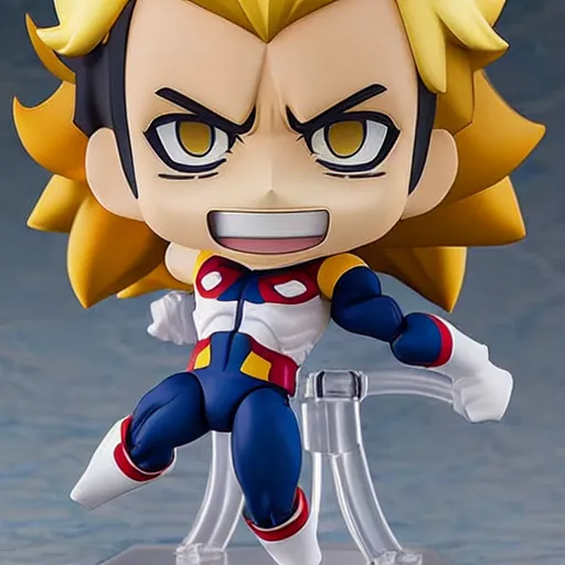 Prompt: ((((All might)))), An anime Nendoroid of (((((All might))))), figurine, detailed product photo