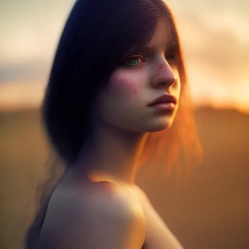 Prompt: photographic portrait of a stunningly beautiful emo female in soft dreamy light at sunset, contemporary fashion shoot, by edward robert hughes, annie leibovitz and steve mccurry, david lazar, jimmy nelsson, breathtaking, 8 k resolution, extremely detailed, beautiful, establishing shot, artistic, hyperrealistic, beautiful face, octane render