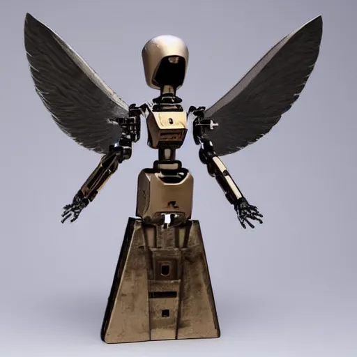 Prompt: robotic angel of small death