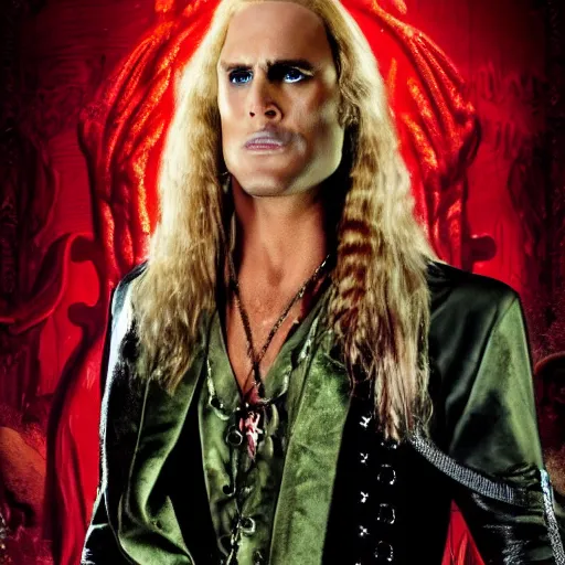 Image similar to hulk hogan as lestat, interview with the vampire, 8 k movie poster