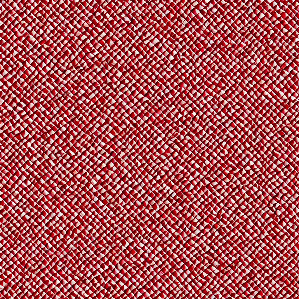 Prompt: red and white symmetric square texture, 4k