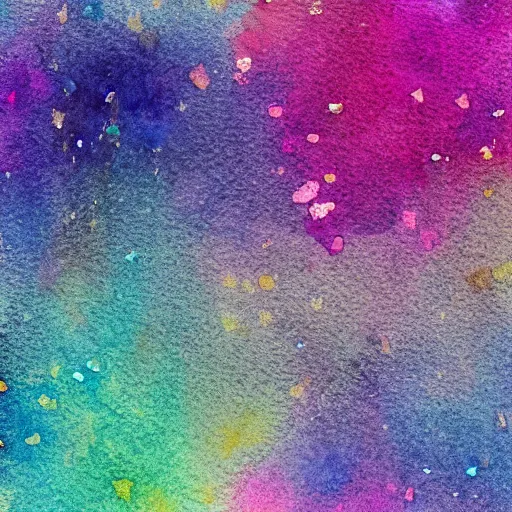 Image similar to watercolor and glitter paper texture, 8k