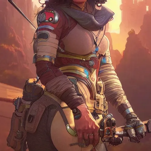 Image similar to watson from apex legends fantasy art, hyper detailed, extremely complex, hyper realistic art by artgerm and greg rutkowski and alphonse mucha