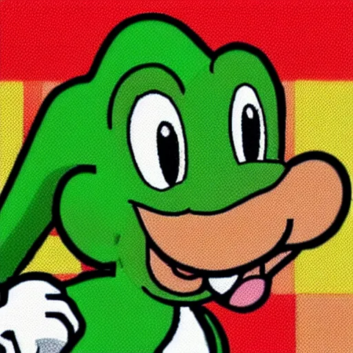 Image similar to yoshi from super mario world