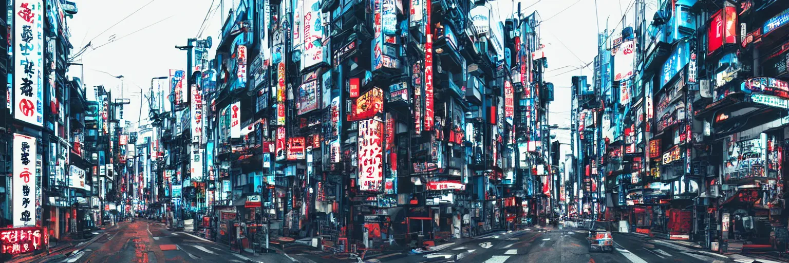 Image similar to cyberpunk street japan