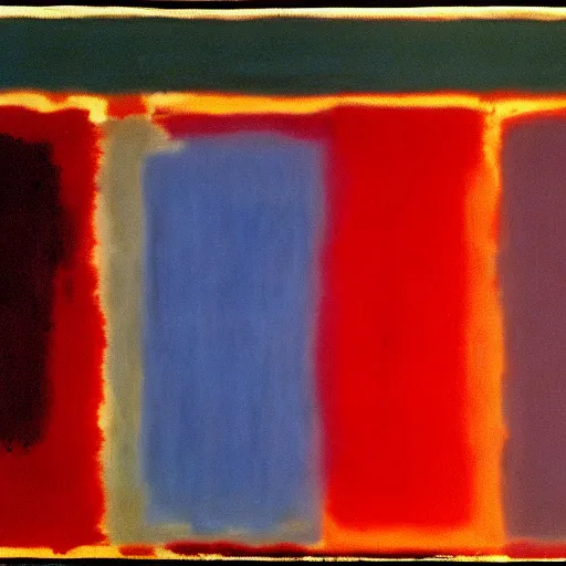 Image similar to the scariest image ever seen, by rothko