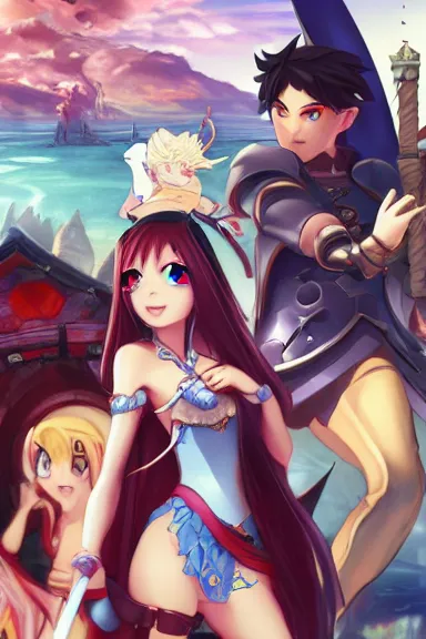 Image similar to isekai masterpiece by blade lovewn, hongbsws, mandy jurgens, irina french, rachel walpole, ross tran, illya kuvshinov, waterhouse, and alyn spiller of shantae