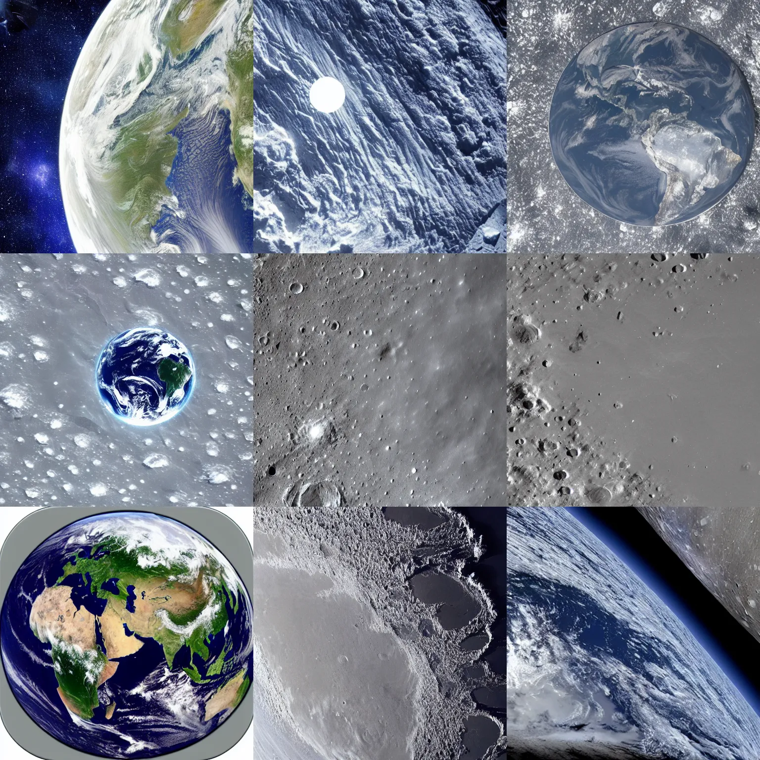 Prompt: earth is on sale. space photo taken from the moon, 4 k uhd, detailed