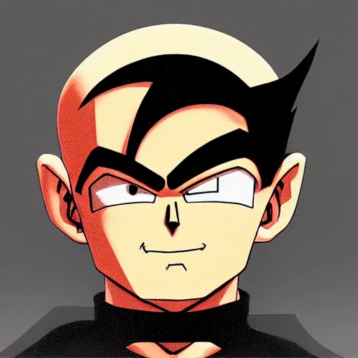 face icon stylized minimalist dragon ball gt, loftis