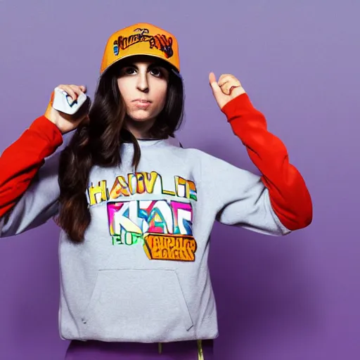 Image similar to hila klein, teddy fresh, fortnite skin, loading screen