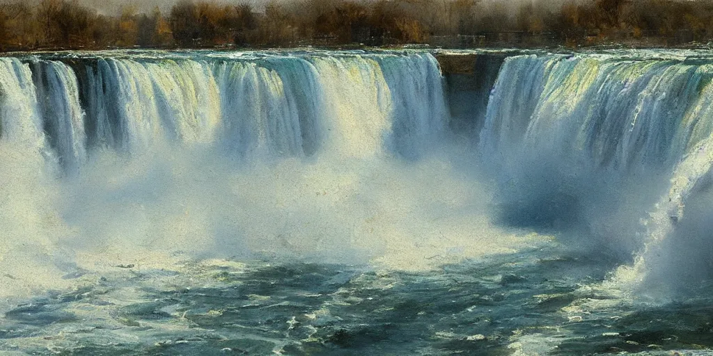 Image similar to niagara falls by ( ( ( ( richard schmid ) ) ) )