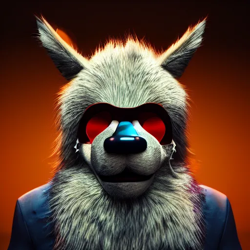 Prompt: furry neckbeard from reddit foxy, 4 k, cinematic photography