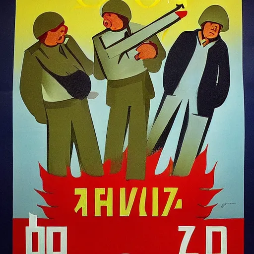 Prompt: a soviet era propaganda poster depicting marijuana