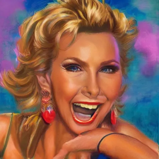 Image similar to Olivia Newton-John as Sandy in Grease, by Mark Brooks, Donato Giancola, Victor Nizovtsev, Scarlett Hooft Graafland, Chris Moore