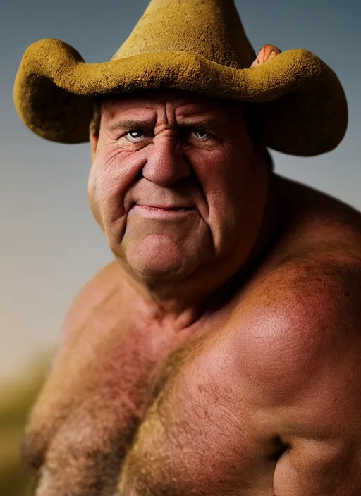 Image similar to closeup portrait of fred flintstone, depth of field, zeiss lens, detailed, symmetrical, centered, fashion photoshoot, by Annie Leibovitz and Steve McCurry, David Lazar, Jimmy Nelsson, Breathtaking, 8k resolution, extremely detailed, beautiful, establishing shot, artistic, hyperrealistic, beautiful face, octane render