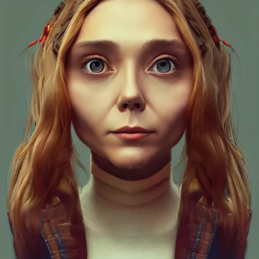 Image similar to anthropomorphic lightbulb has an elizabeth olsen face, trending on zbrush, unreal engine 5, cgsociety contest winner, intricate, detailed, 4 k quality, concept art