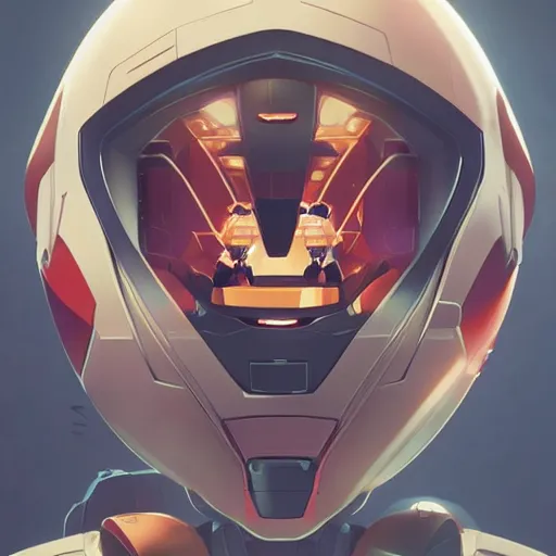 Image similar to face icon stylized minimalist robotech, loftis, cory behance hd by jesper ejsing, by rhads, makoto shinkai and lois van baarle, ilya kuvshinov, rossdraws global illumination