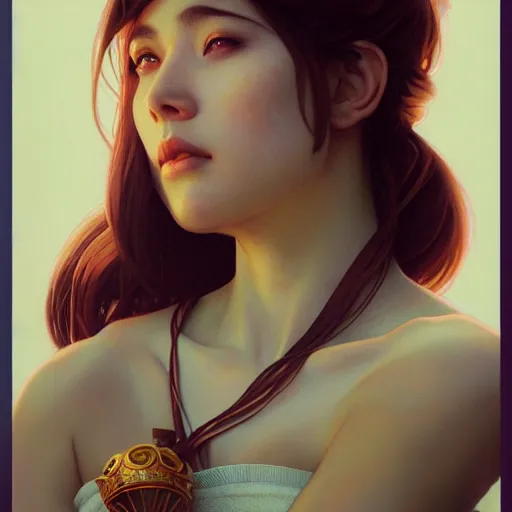 Image similar to a portrait of ghandicinematic lighting, photorealistic, octane render, 8 k, depth of field, 3 d, art by artgerm and greg rutkowski and alphonse mucha and uang guangjian and gil elvgren and sachin ten