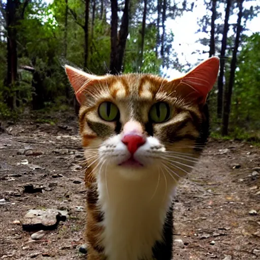 Image similar to evil cat trail cam