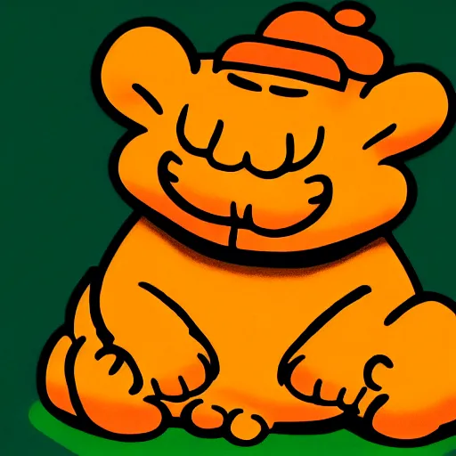 Image similar to garfield illustrated by jim davis