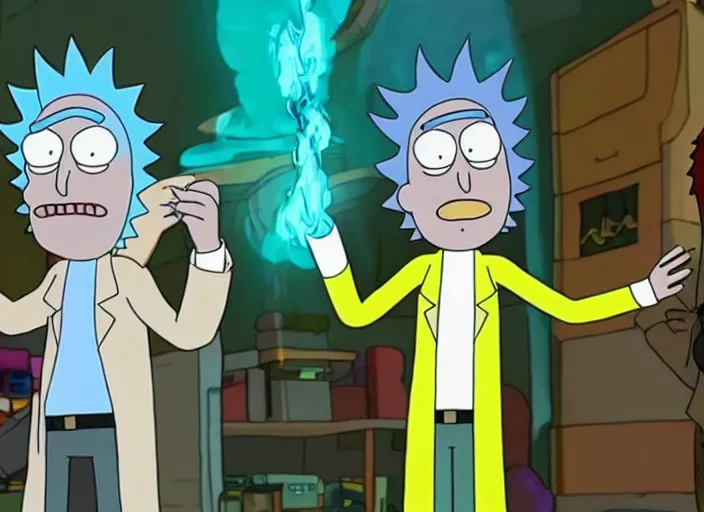 Image similar to film still of rick sanchez and morty in the new scifi movie 4 k,,,,,,,,,,,,,,,,,,,,,,,,,,,,,,,,,,,,,,,,,,,,,,,, rick and morty