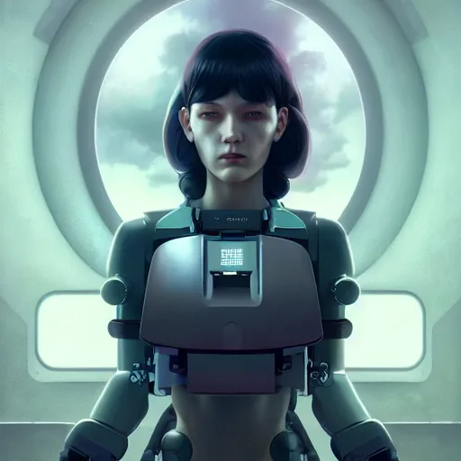 Prompt: gorgeous cyborg - girl by tom bagshaw, recharging at a tank station by ilya kuvshinov, rtx rendering, octane render 1 2 8 k, maya, extreme high intricate details by wlop, digital anime art by ross tran, medium shot, close up shot, composition by sana takeda, dramatic lighting by greg rutkowski