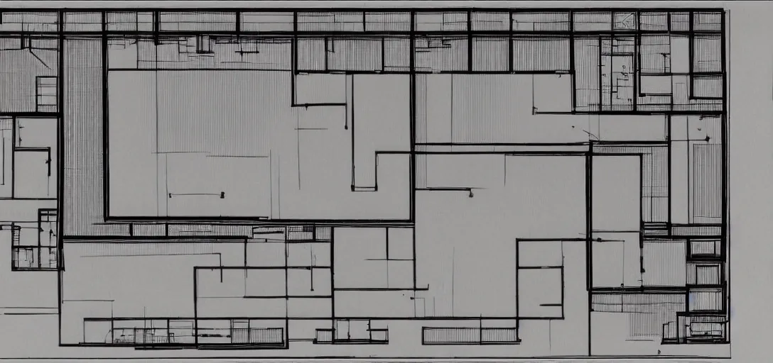 Image similar to intricate layout of bank vault, schematics, blueprints, plans, diagram, detailed