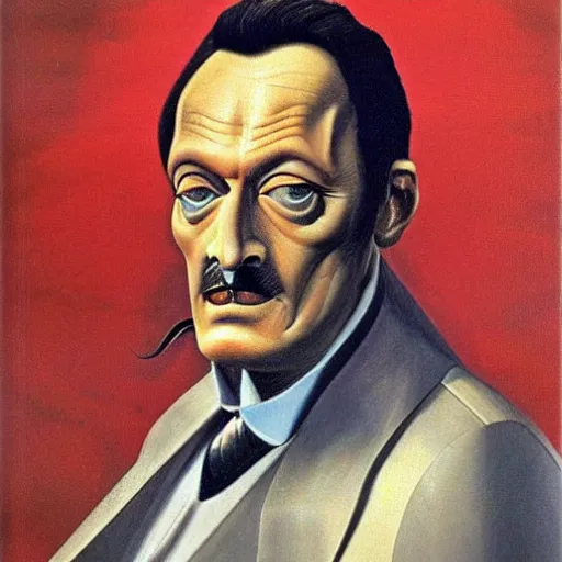 Image similar to antonio margheriti, portrait by salvador dali, highly detailed, in the style of dishonored