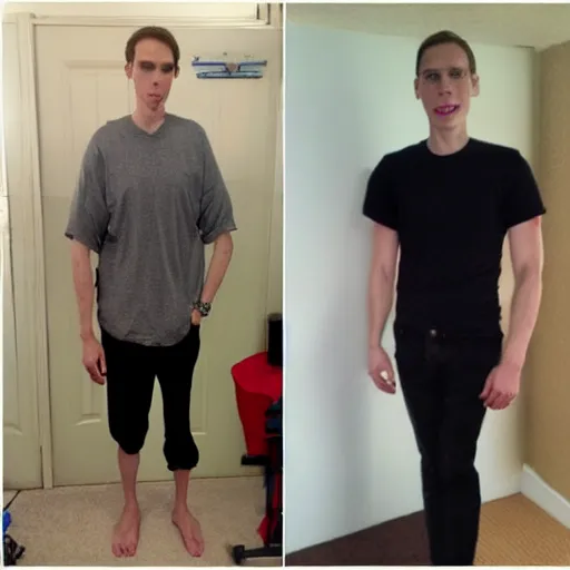 Prompt: Jerma's transformation