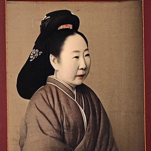 Image similar to “a beautiful portrait of a Chinese lady in Qing dynasty”