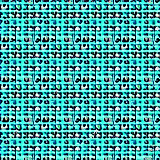 Image similar to pixel stone texture with large teal dots on it, seamless, trending, stylized