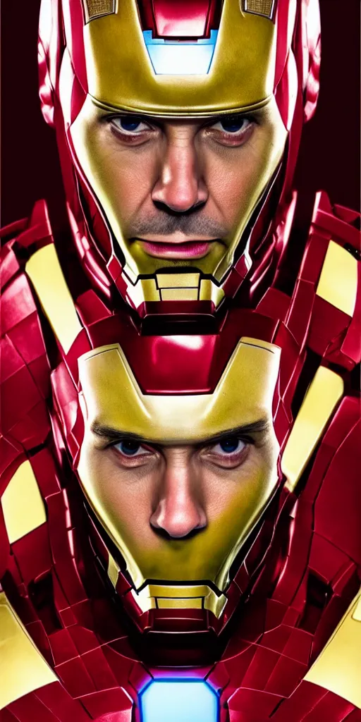 Image similar to jim carrey as iron man, marvel cinematic universe, making out, photo, 8 k resolution, extremely detailed, beautiful, establishing shot, artistic, hyperrealistic, beautiful face, octane render