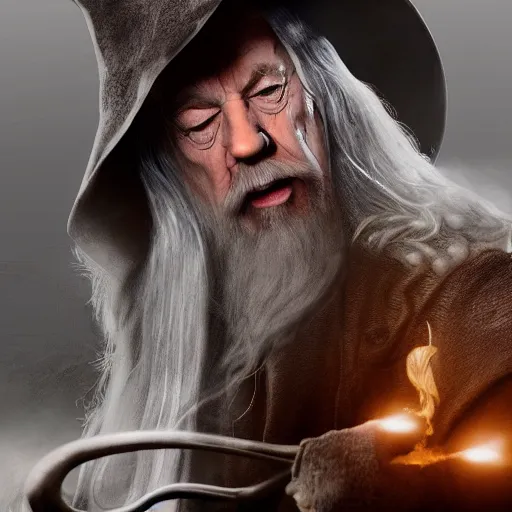 Prompt: gandalf attacks the white house, high detail shot, smoking, render, cgsociety, photorealism