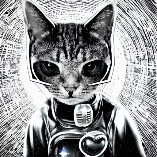 Image similar to the cat from outer space