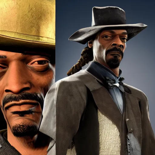 Image similar to Snoop Dogg in RDR 2