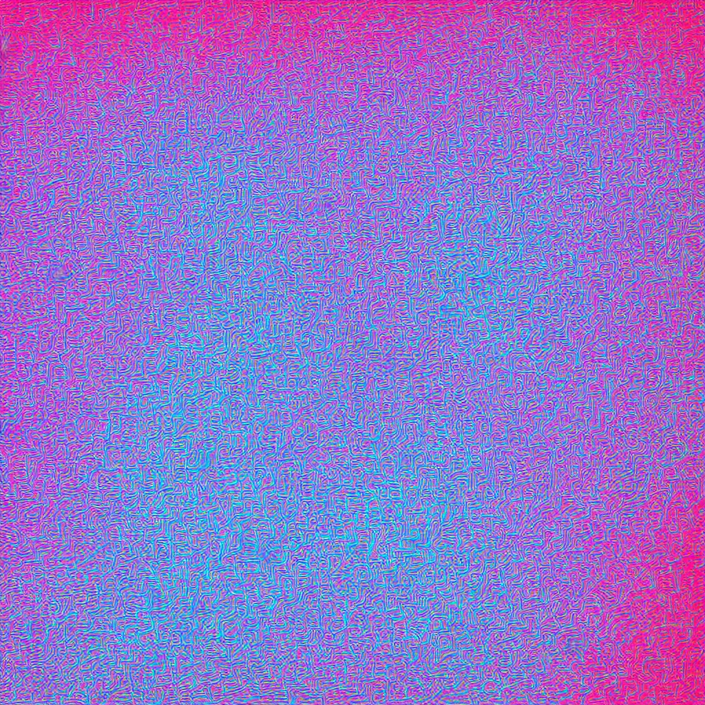 Prompt: a blue and pink background with a pattern, a computer rendering by ronnie landfield, trending on behance, generative art, anaglyph filter, anaglyph effect, stipple