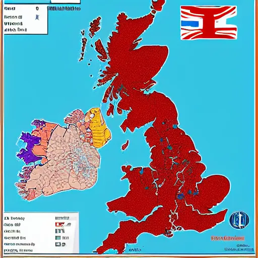 Image similar to british parliament election map