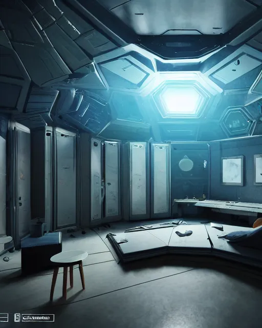 Prompt: artstation scifi scene of a safe room as ikea ad, lounge furniture, large terrarium, sky mural on the room ceiling, paneled walls, unreal engine 5, hyper realism, realistic shading, cinematic composition, blender render, octane render, hdr, detailed textures, photorealistic, wide shot