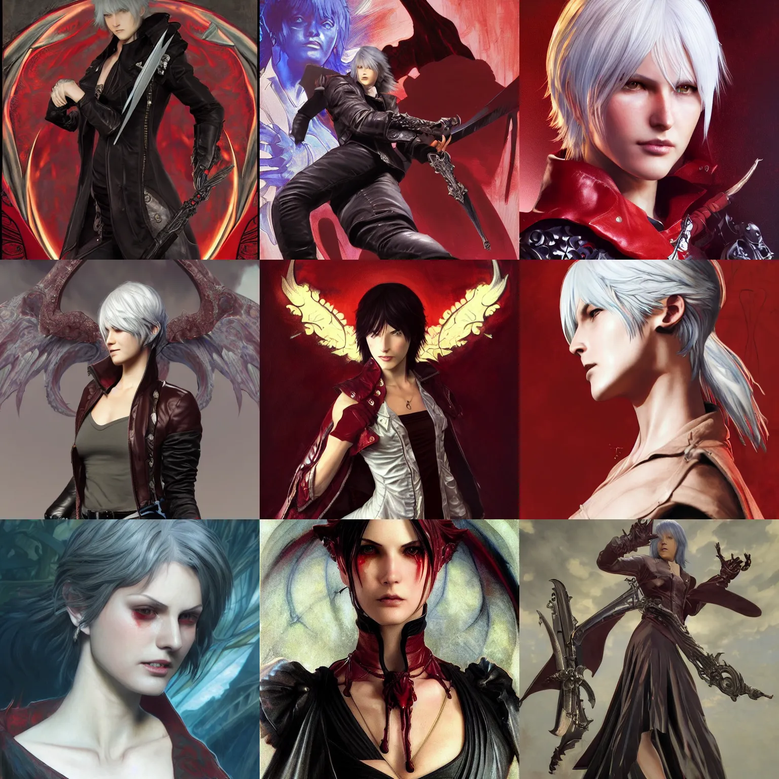 Lady Portrait  Devil may cry, Devil may cry 4, Devil