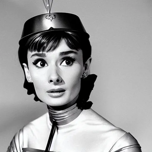 Image similar to Audrey Hepburn as Joan of arc