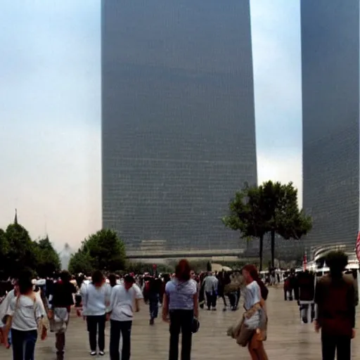 Prompt: twin towers 9/11 in France