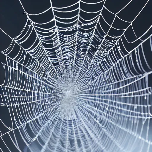 Prompt: hypnotic spider web with very many spiders on it. high details. volumetric lighting. high DOF. unreal engine. artstation trending. photorealistic