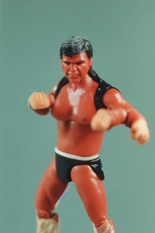 Image similar to [ western australian premier mark mcgowan ] as a 1 9 8 0 s wrestling action figure, perth, state daddy, wa 🇦🇺,