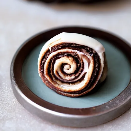 Prompt: cinnamon rolls made out of gemstone, high clarity, marquis cut