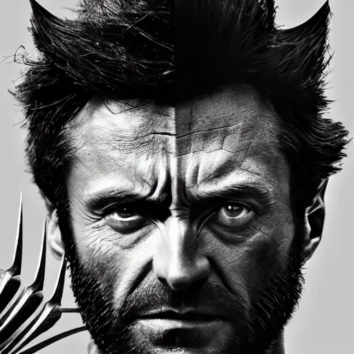 Image similar to wolverine new actor, mcu, concept art, high definition photography, professional photography, 8k