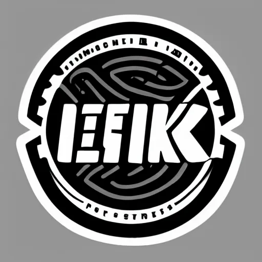 Prompt: logo of lepik street wear brand