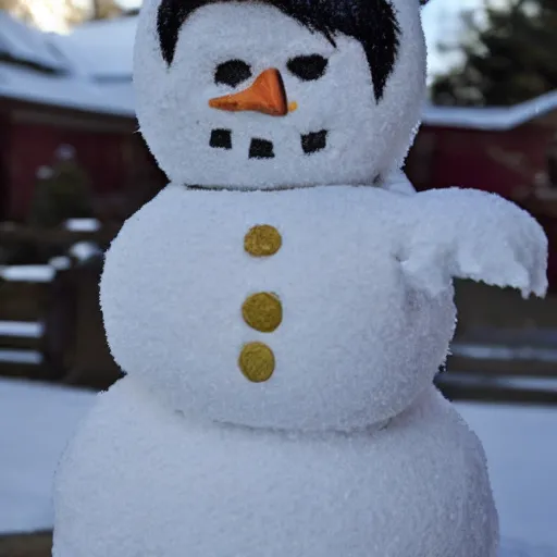 photo of an elvis presley snowman, highly detailed | Stable Diffusion ...